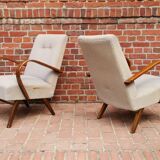Pair of armchairs Designer Jaroslav Smidek type 6952