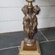 Table d'appoint style empire en bronze