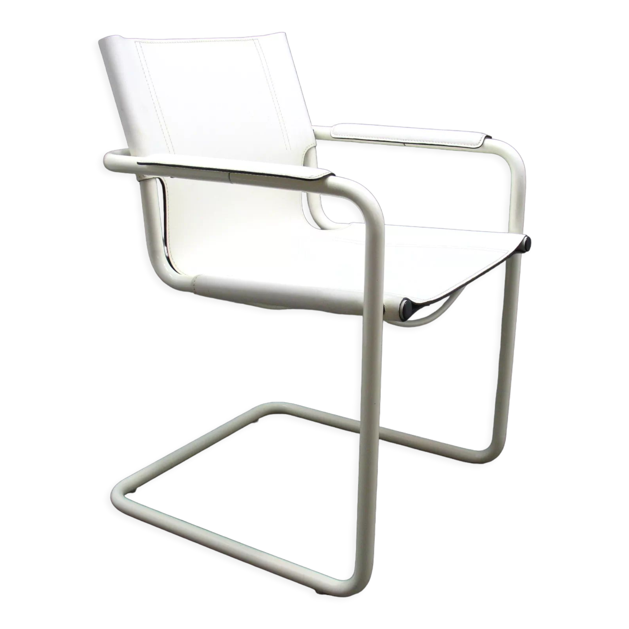Tubular Bauhaus armchair, Italy, 1980s