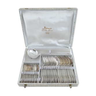 Argental, s.a. - silver-plated canteen of dinner cutlery - coquille - 37-piece/12-pax. c. 1920