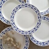 Retro blue pink plates
