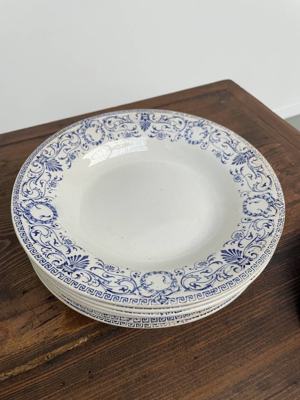 Set of 23 pieces of Marie Louise ironstone service