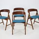 1960s Dining chairs by Henning Kjaernulf for Boltinge Støle Møbelfabrik, set of 4