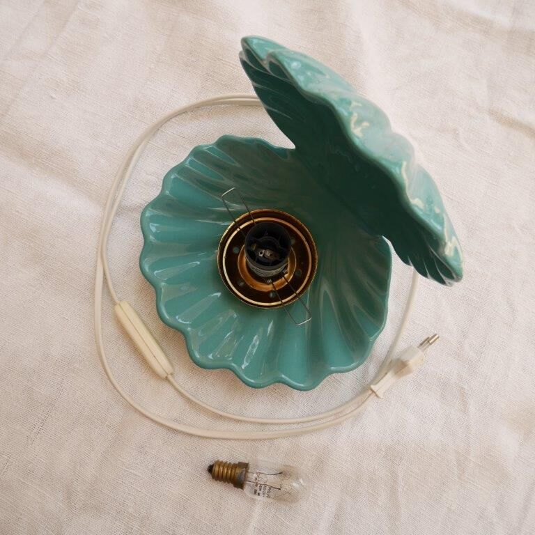 Blue shell lamp