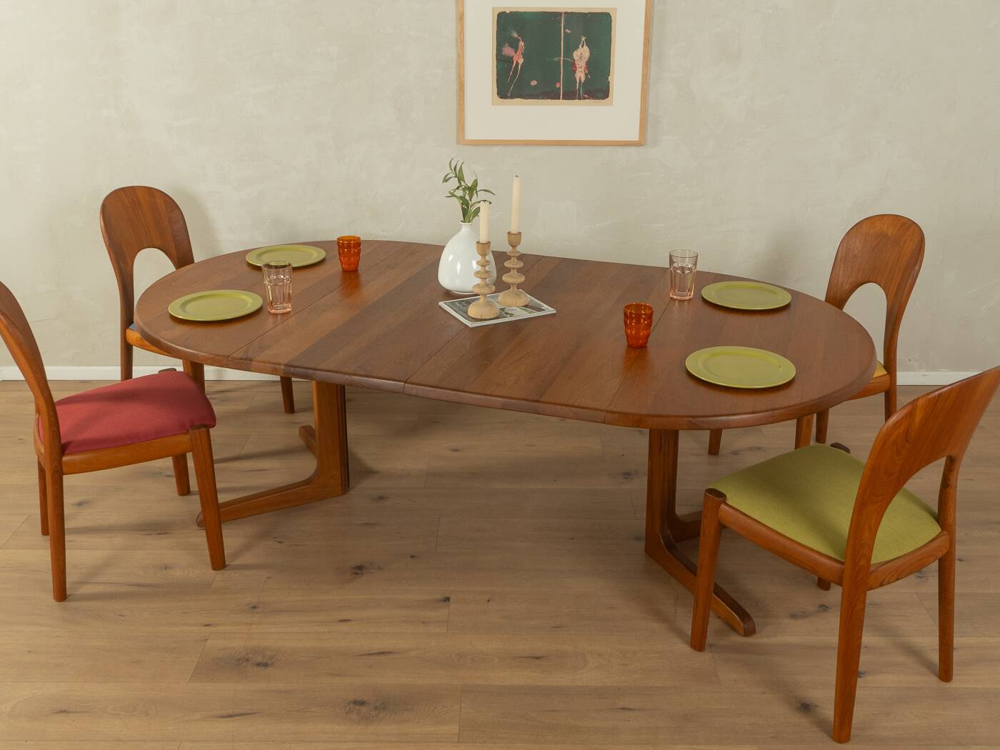 Table à manger des années 1960, CJ Rosengaarden