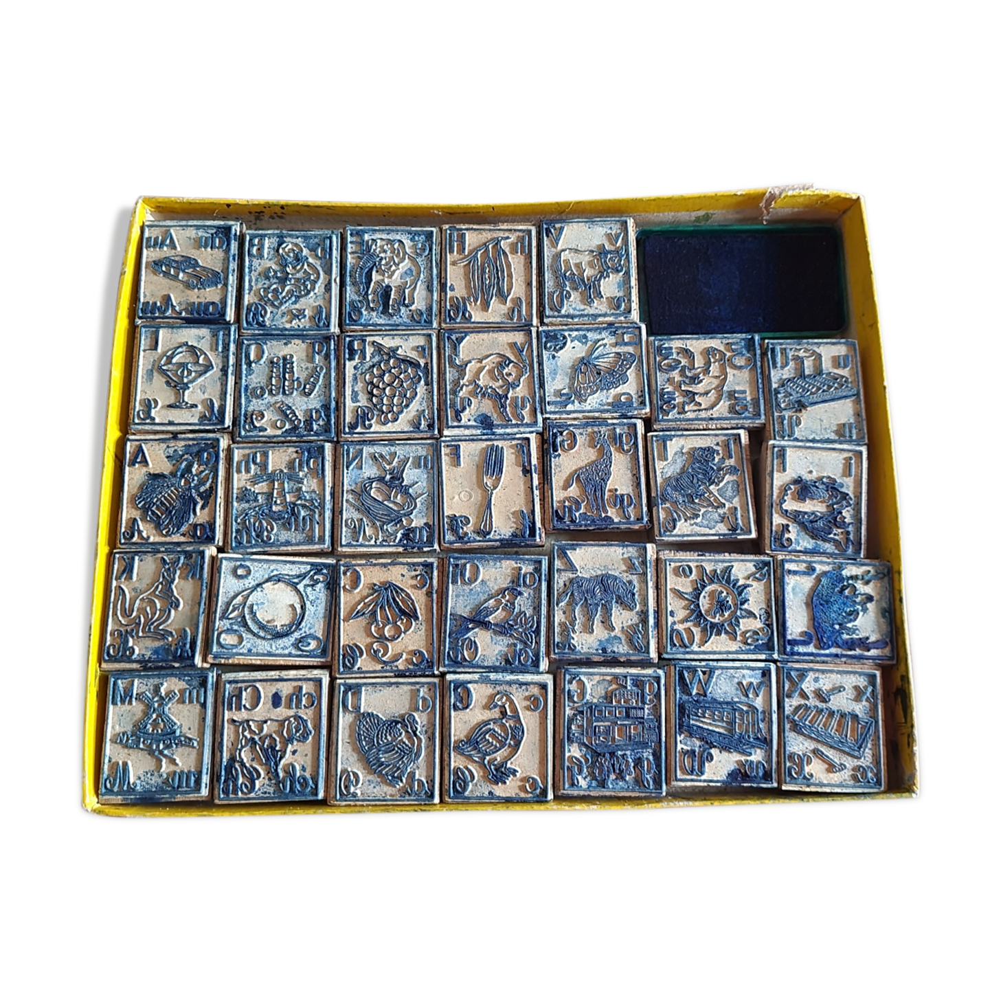 Alphabet stamps year 50