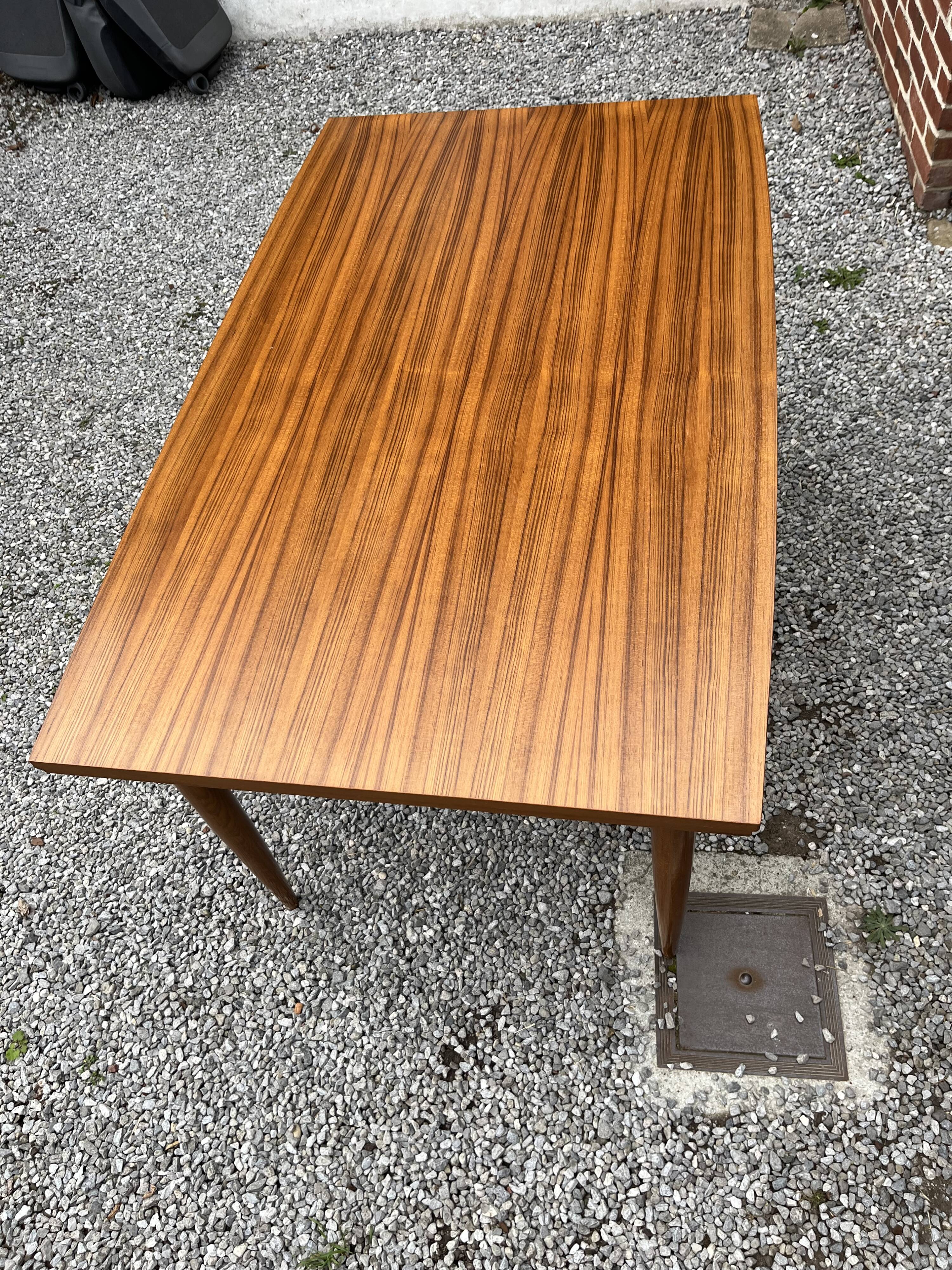 Scandinavian dining table. Teak