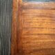 Vintage coffee table in solid wood and rattan - 1970s colonial style