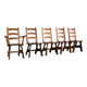 Brutalist dining chairs | vintage chairs | 1950s | oak