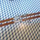 Paire de skis vintage en bois