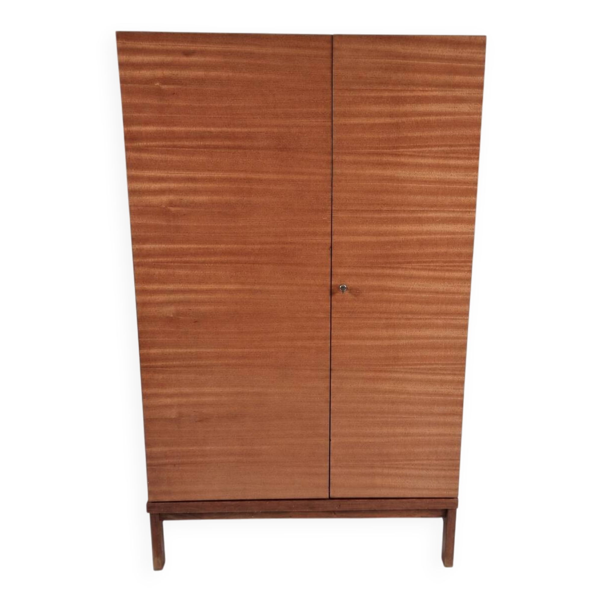 Vintage Wardrobe in Beech, 1970s