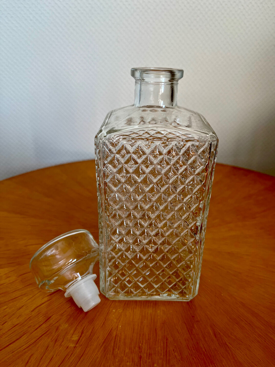 Vintage glass decanter