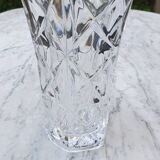 Hexagonal crystal vase from Arques