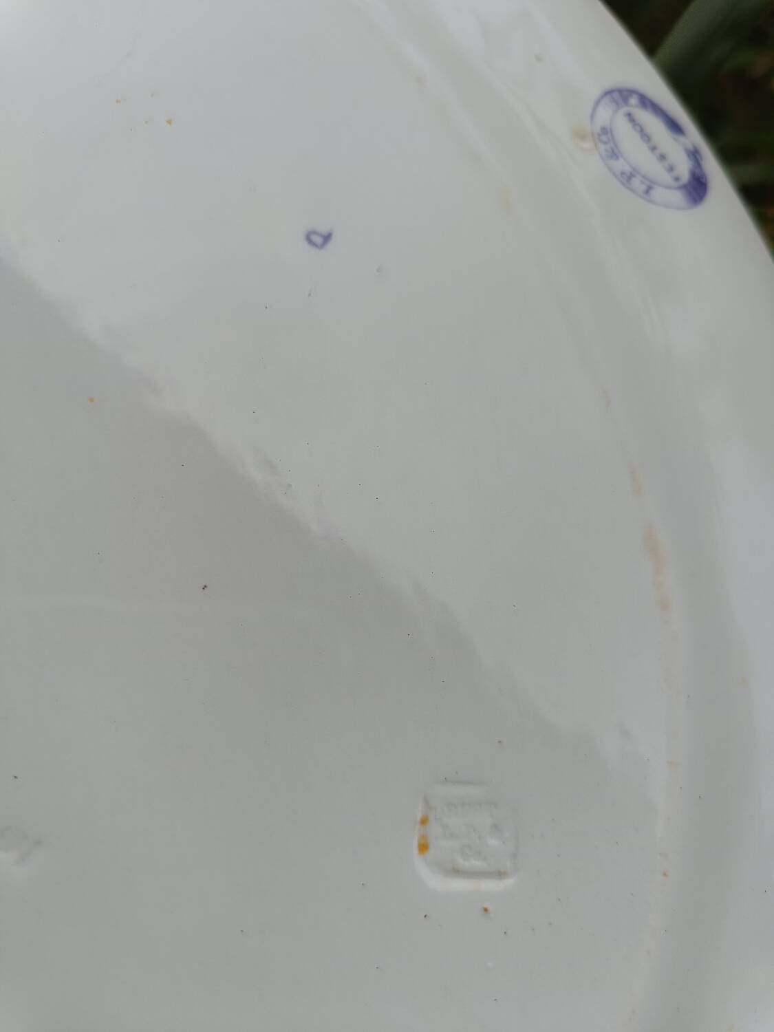 Ironstone plate