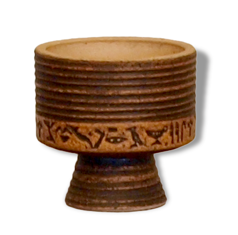 Egyptian pattern stoneware Cup