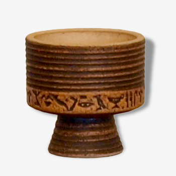 Egyptian pattern stoneware Cup