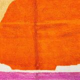 Handmade Berber rug in pure wool, size 140 x 270 cm