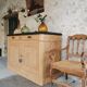Buffet Louis Philippe en orme massif