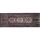 Vintage Turkish hallway rug 118x322 cm
