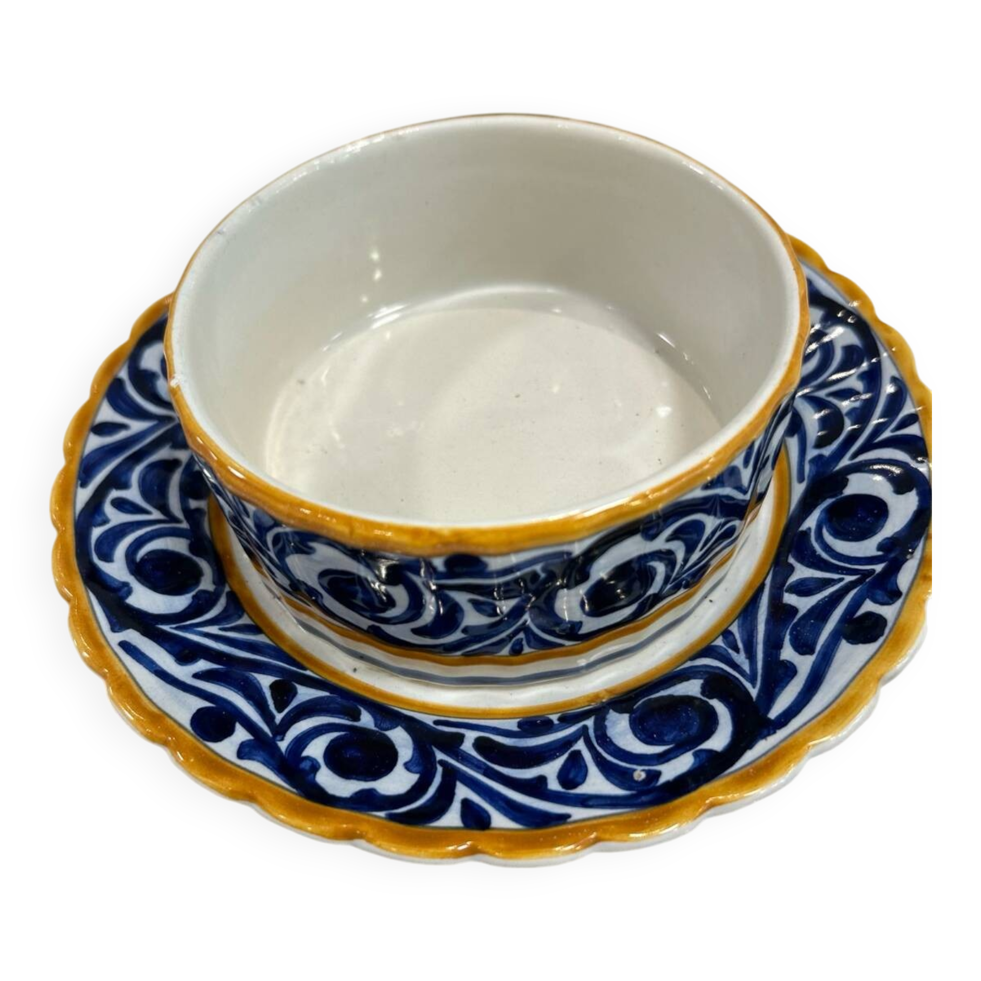 HB Quimper round sauceboat