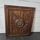 Old carved wooden door