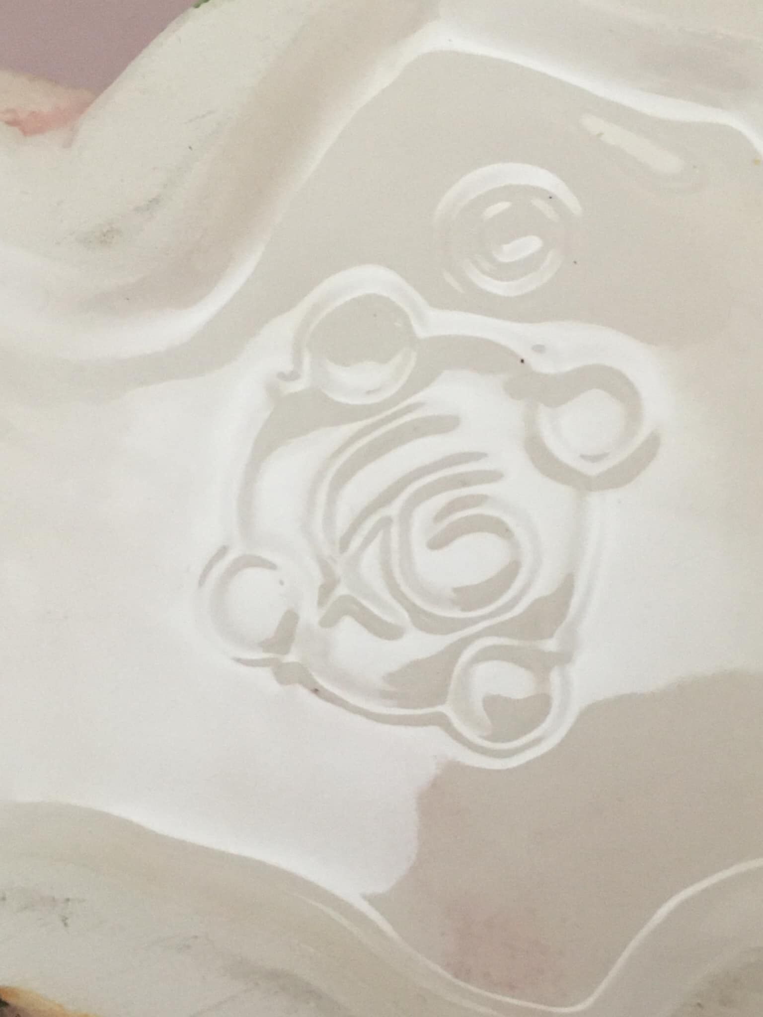 3-burner slurry candle signed Francesco Guarino, fruit motifs
