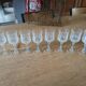 8 crystal stemmed glasses
