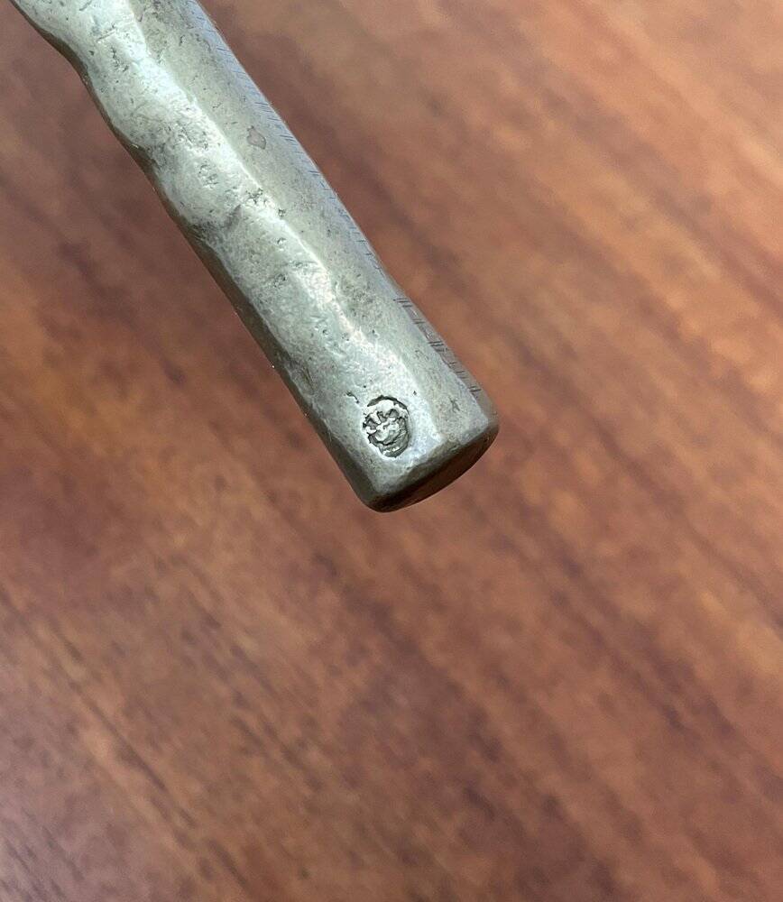 Brutalist Bronze Candle Holder, 1970s