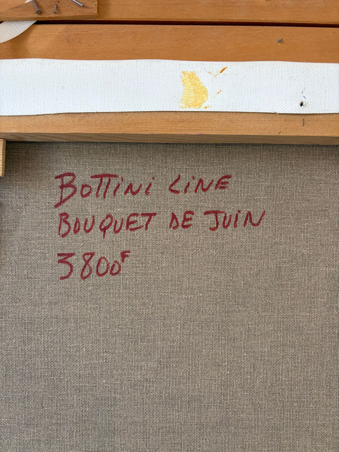 Bouquet of flowers signed Bottini