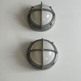 Pair of vintage SYOT, Louis Poulsen, aluminum