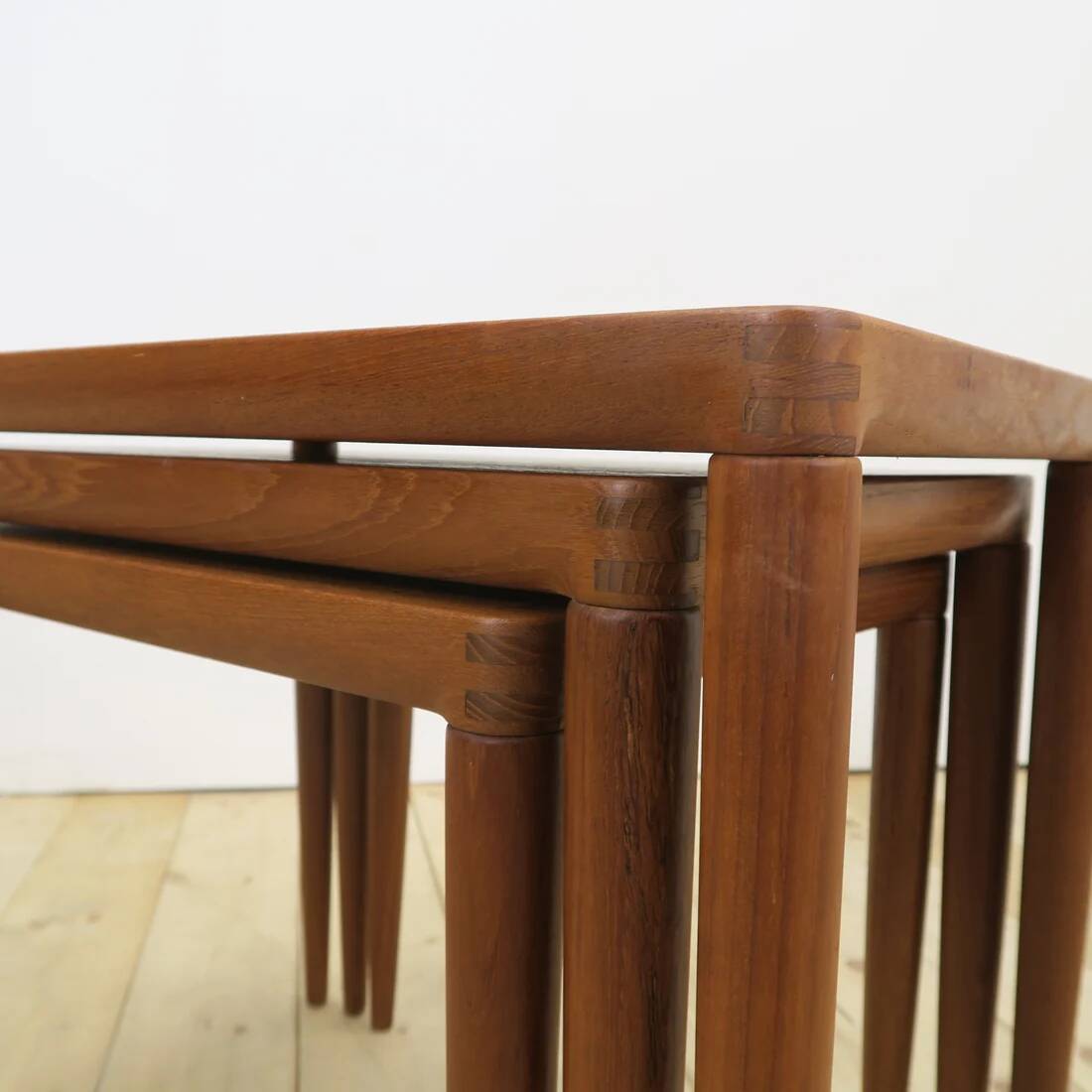 Nest of teak tables – H.W. Klein for Bramin, Denmark 1960 | Mid-Century