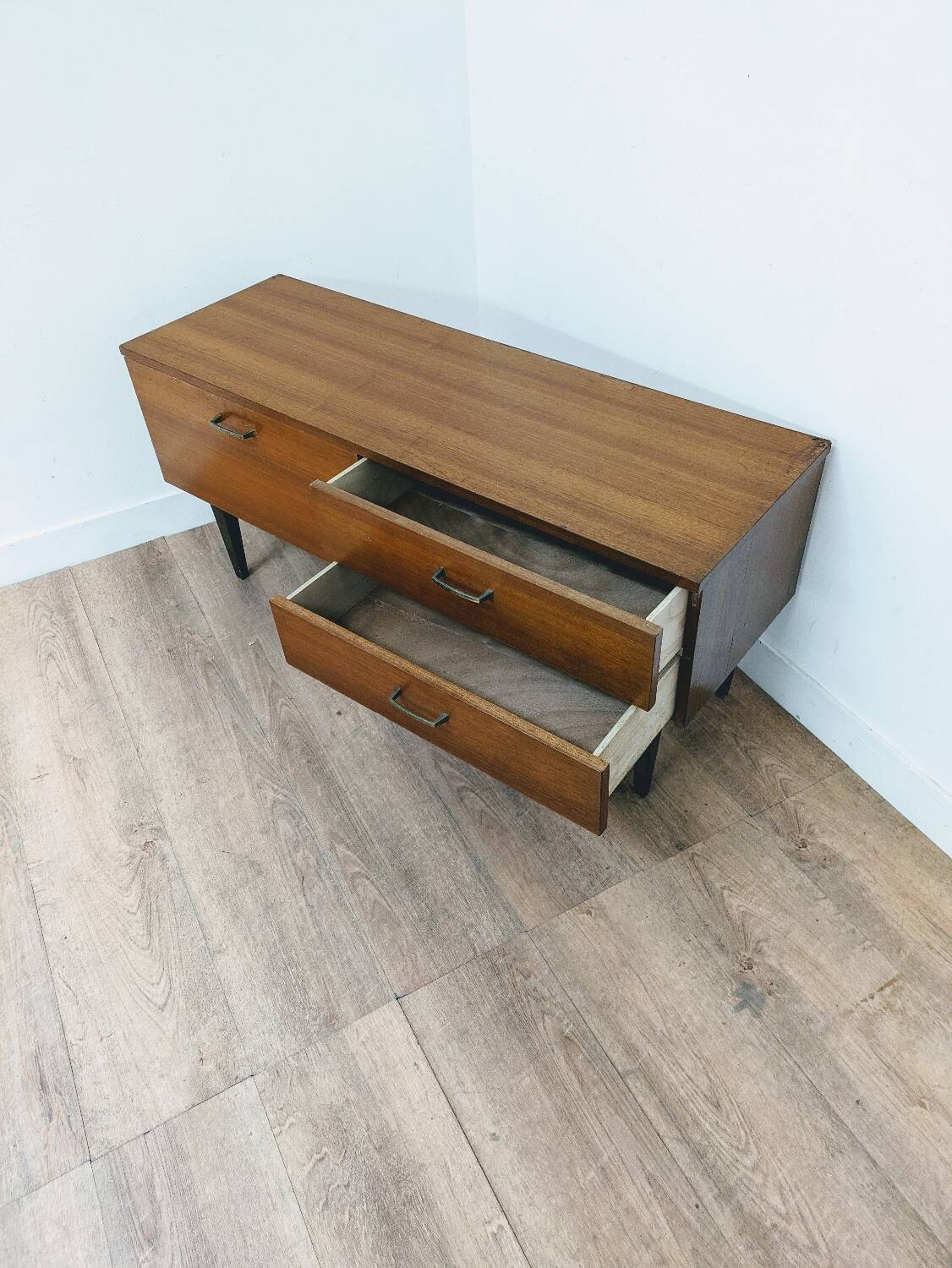 Vintage wooden sideboard / hi-fi TV storage unit