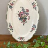 Antique earthenware serving dish from Villeroy & Boch
