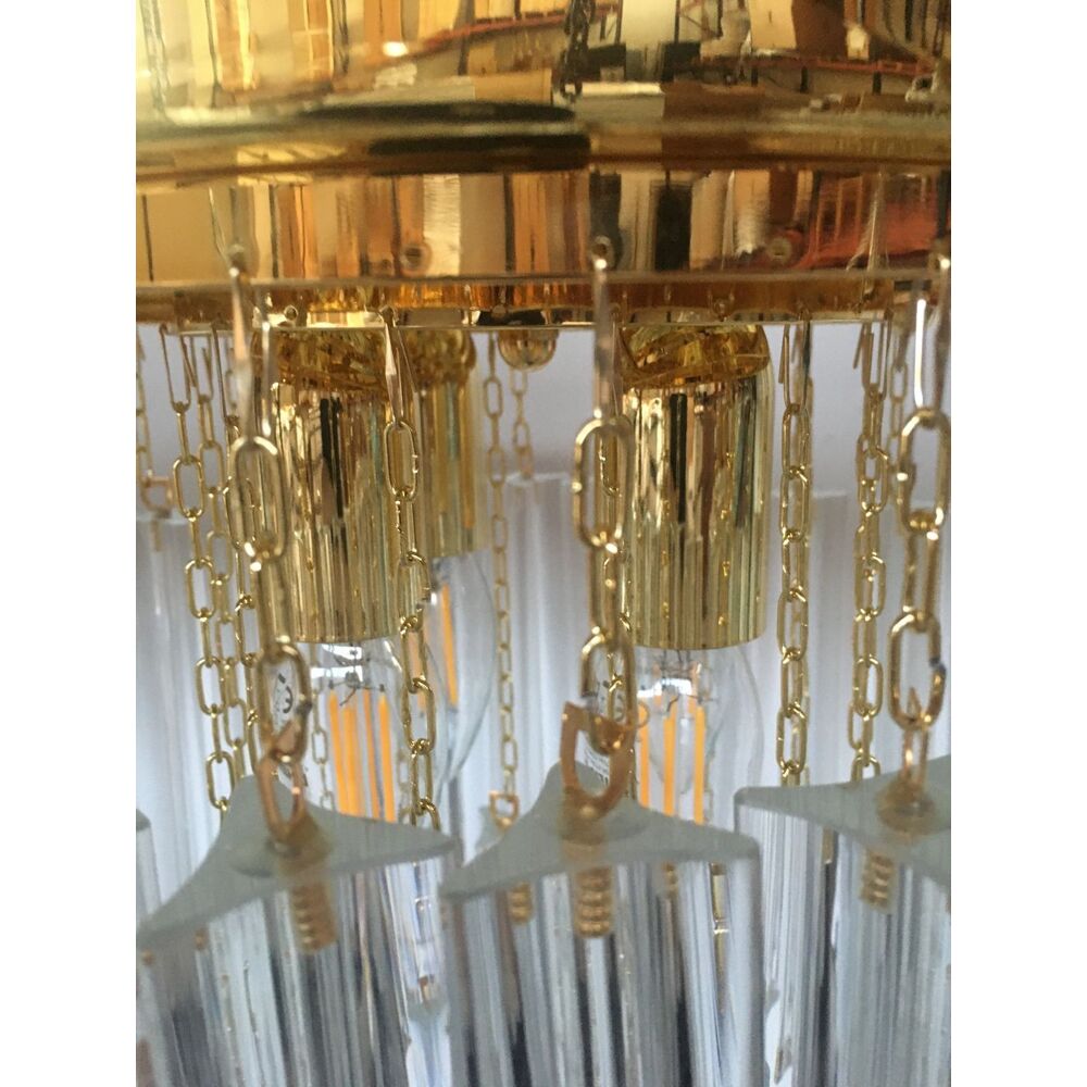 Murano glass flush mount