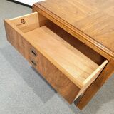 Vintage Drexel walnut bedside table, 1960