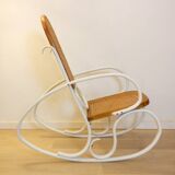 Fauteuil à bascule art nouveau
