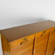 Large notary furniture with curtains by G.M. Radia, circa 1920