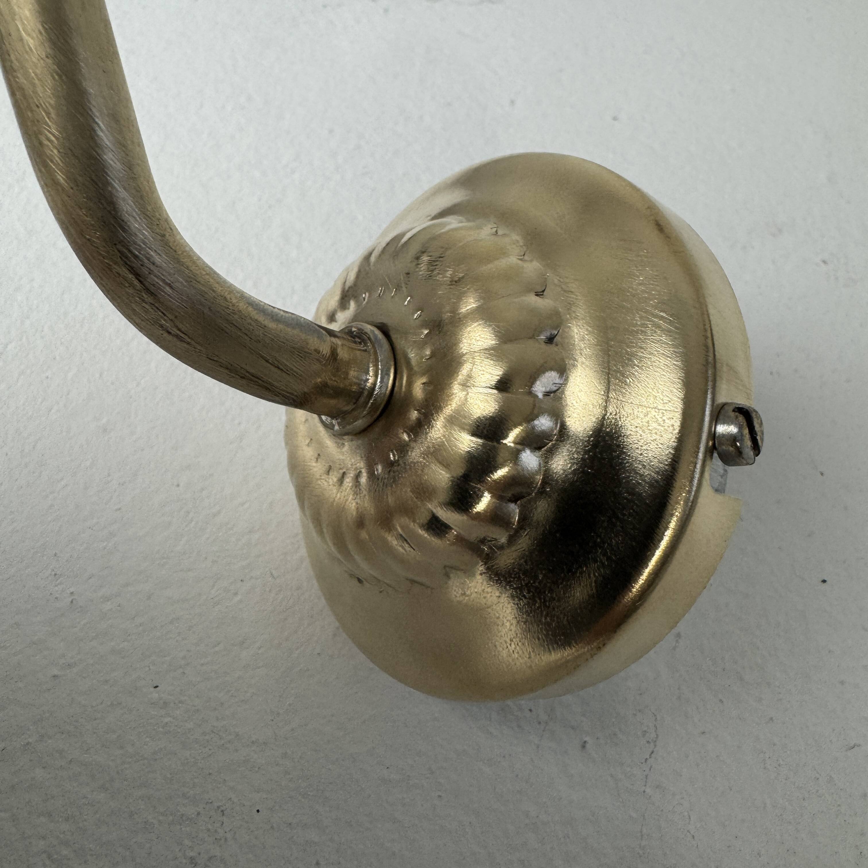 Pair of vintage opaline wall sconces