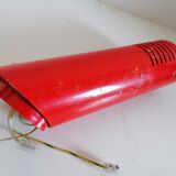Cylindrical spot lamp Lita metal orange vintage