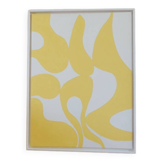 Yellow patterned table