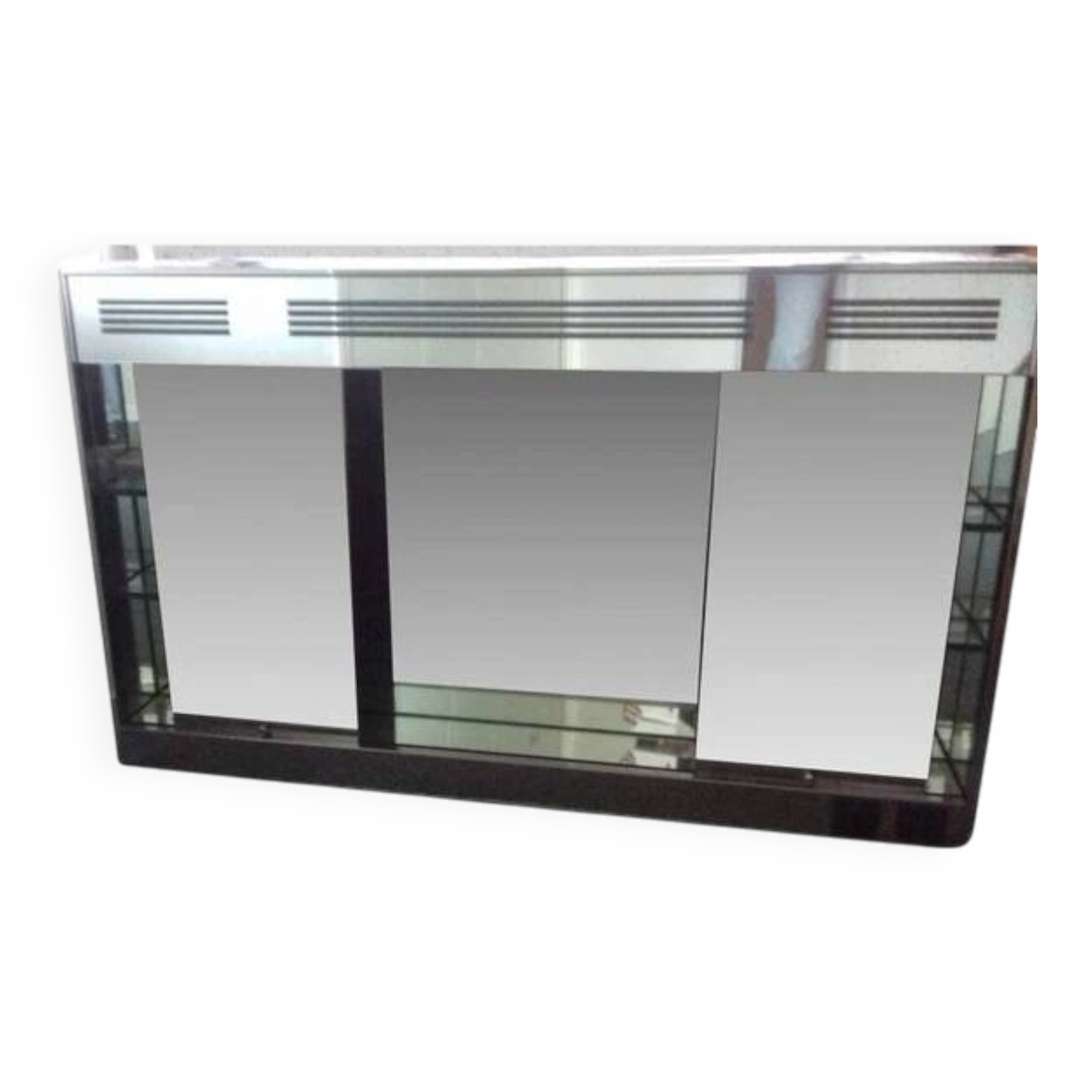 Vintage glass bathroom cabinet for Lupi Cristal Luxor