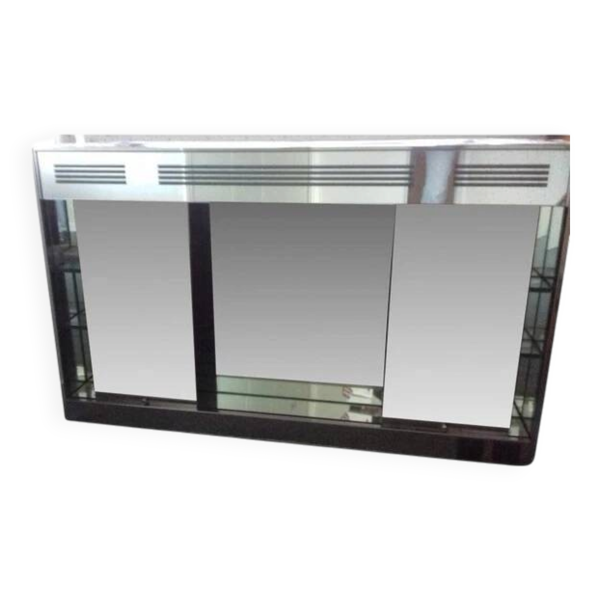 Armoire de toilette en verre vintage pour Lupi Cristal Luxor