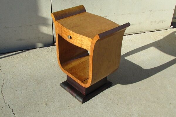 Console from the 1950s, mahogany and Sycamore