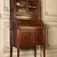 Cylinder desk in solid mahogany, late 18th century