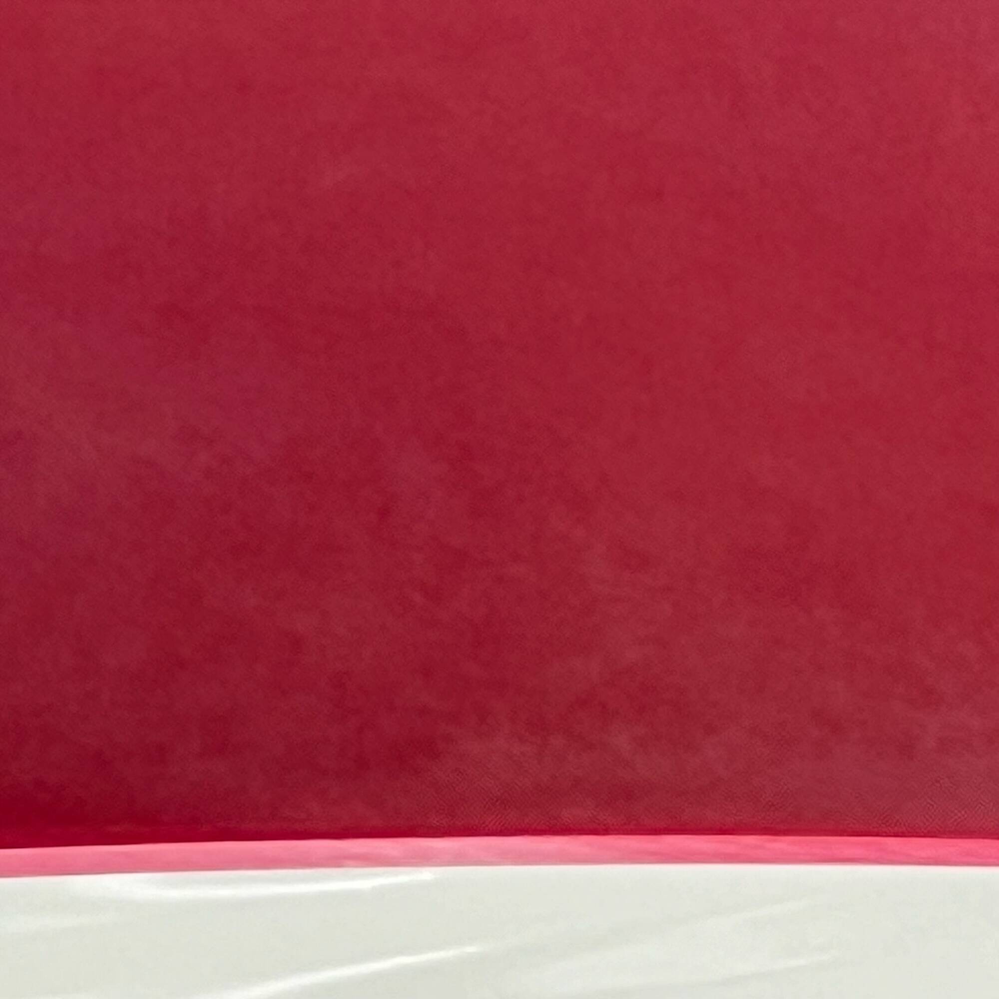 Large Hanging Lamp Martinelli Luce 'Coupe 1835'' in Glossy Red, 1970s