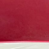 Large Hanging Lamp Martinelli Luce 'Coupe 1835'' in Glossy Red, 1970s