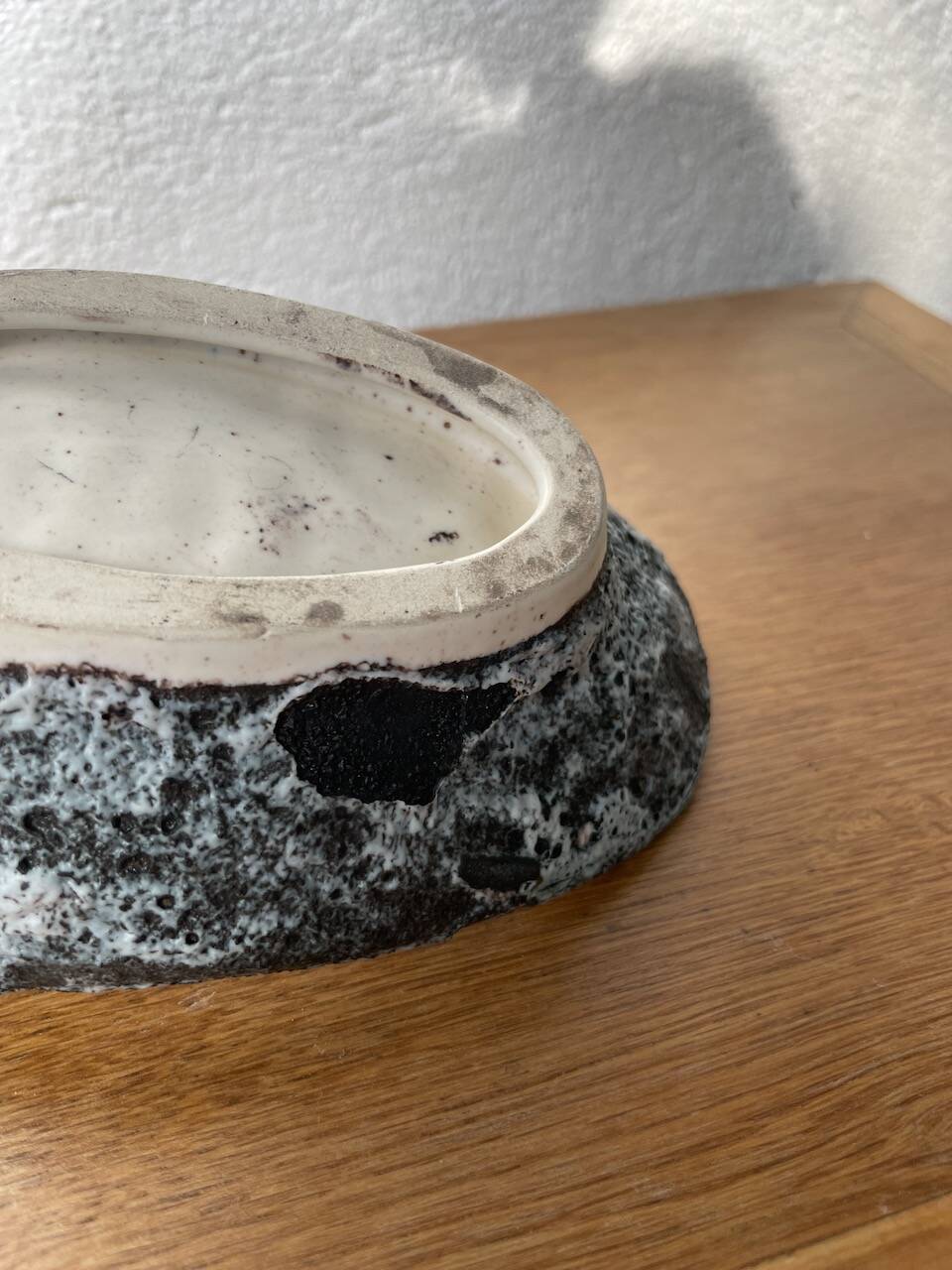 Empty ceramic pocket Fatlava Vallauris 1950