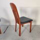 6 Scandinavian teak chairs from Ansager møbler, Denmark 1980s