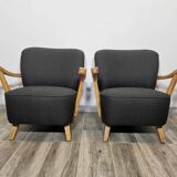 Mid-Century Armchairs, 1950's, Set of 2