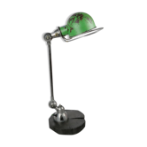 Lampe Jieldé 1 bras avec son socle bois